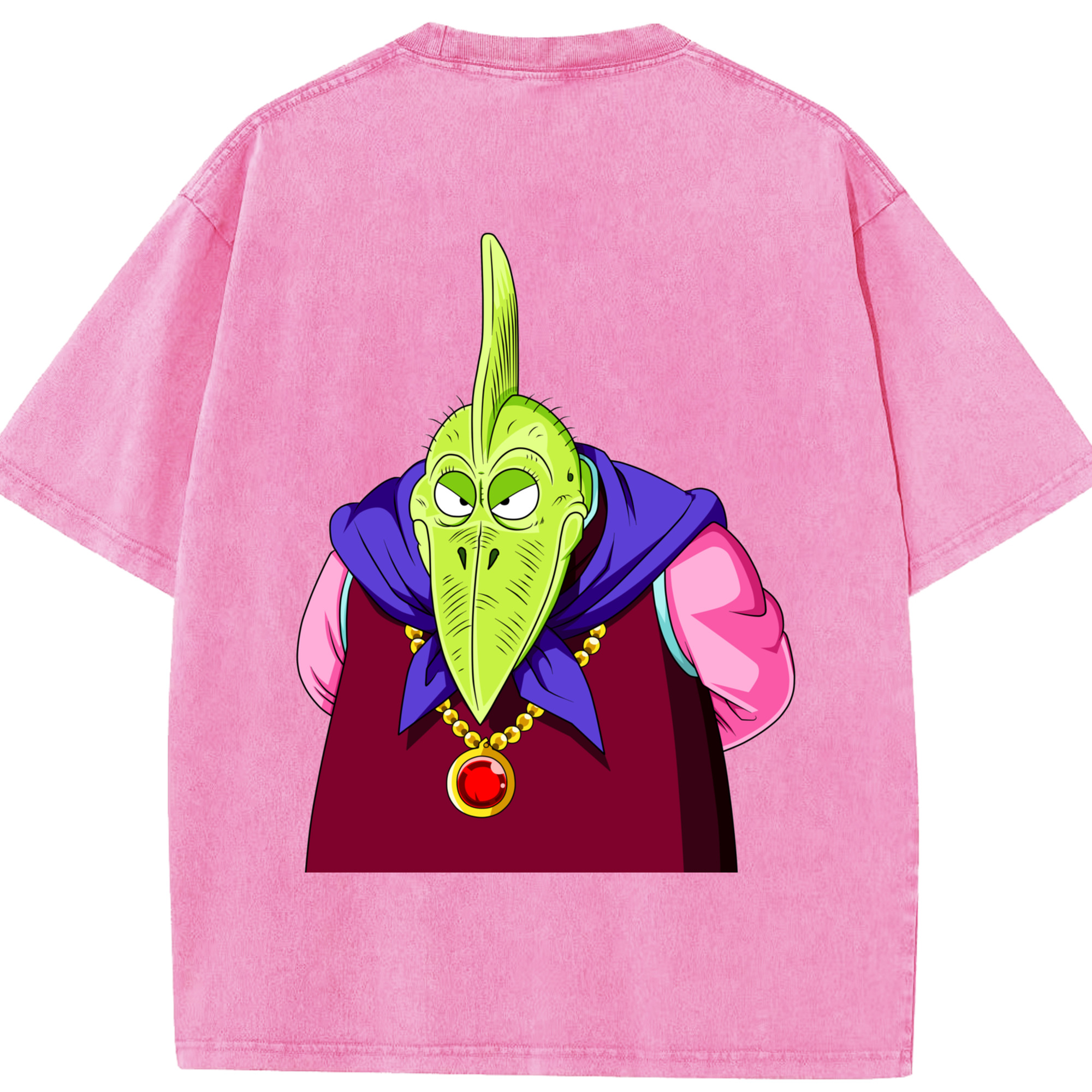 （画像用） ドラゴンボール DRAGON BALL 綿100% ヴィンテージ風 半袖Tシャツ（背面プリント）